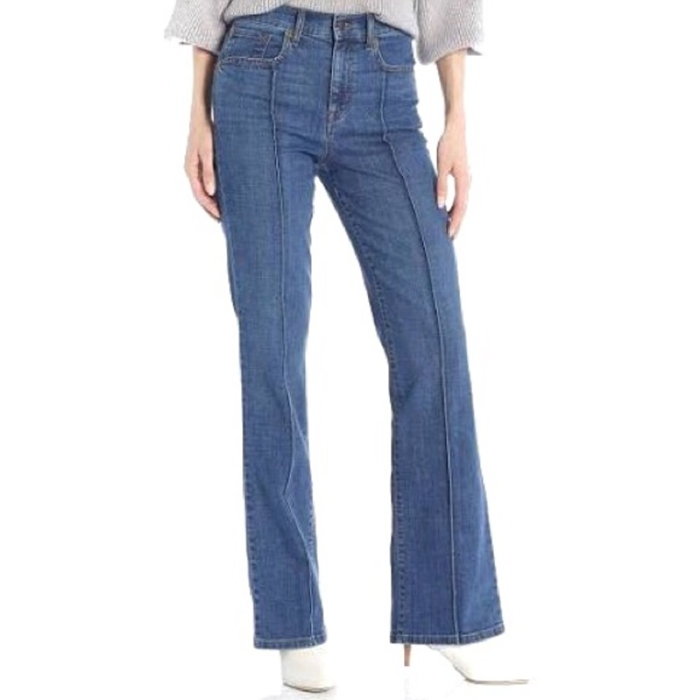 High Waist Wide Leg Retro Style Jeans—Ella Moss
